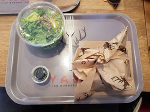 Salada e yabio vegan at Yabio - Bellecour in Lyon