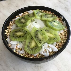 Green smoothie bowl 😋 at The Stacked Pantry in Noosa Heads