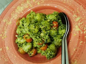 Gnocchi at Veggie Penguin in Tenerife