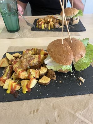 Beyond Burger 🍔🤍  at Veggie Penguin in Tenerife