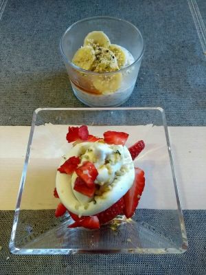 Fresas con nata  at Veggie Penguin in Tenerife