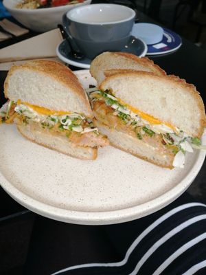 Jackfruit sandwich (I can't remember the name of the dish) at Shift Eatery in Surry Hills
