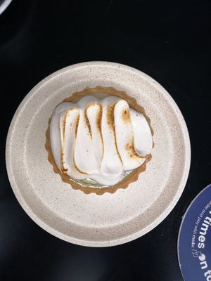 Lemon mirangue tart at Shift Eatery in Surry Hills