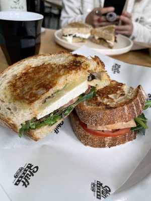 tofu sammy  at Shift Eatery in Surry Hills