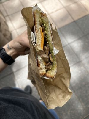 Mushroom pesto  at Shift Eatery in Surry Hills