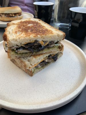 Shroom toastie  at Shift Eatery in Surry Hills