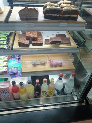 Assorted cakes at Shift Eatery in Surry Hills