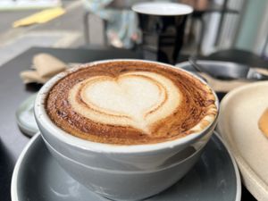 Cappuccino  at Shift Eatery in Surry Hills