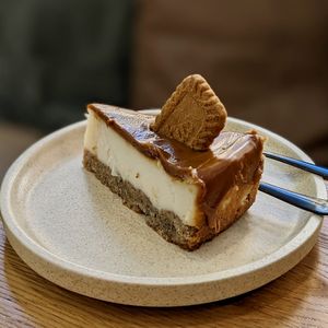 Vegan Biscoff Cheesecake at Shift Eatery in Surry Hills