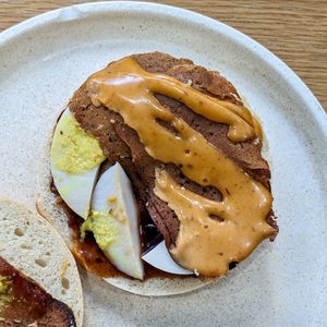 The Best Vegan Bacon & Egg Bagel in the World at Shift Eatery in Surry Hills