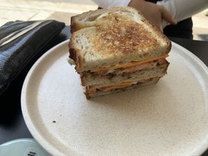 Chelate toastie  at Shift Eatery in Surry Hills