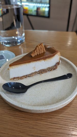 Biscoff Cheesecake, $9 at Shift Eatery in Surry Hills