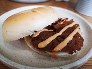 Named - The Best Vegan Bacon & Egg Bagel in the World at Shift Eatery in Surry Hills