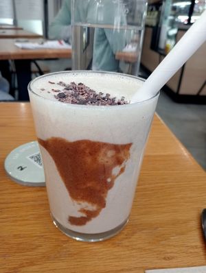 Salted caramel smoothie at Shift Eatery in Surry Hills