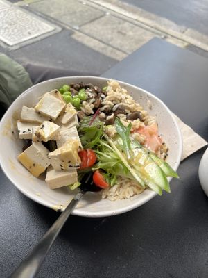 Poke bowl  at Shift Eatery in Surry Hills