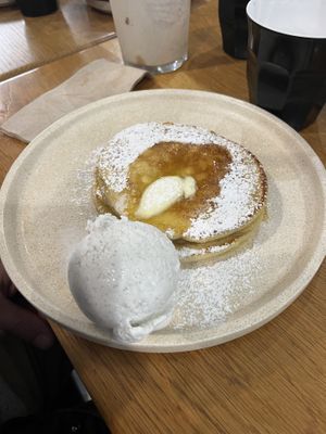 pancakes x  at Shift Eatery in Surry Hills