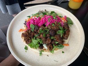 Souvlaki  at Shift Eatery in Surry Hills