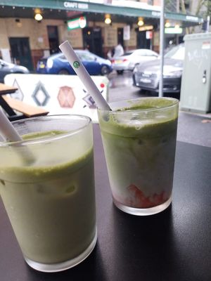 Iced Matcha at Shift Eatery in Surry Hills