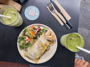 V Omelet at Shift Eatery in Surry Hills