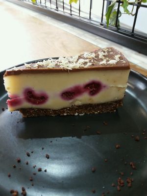 home made cheese cake at Shift Eatery in Surry Hills
