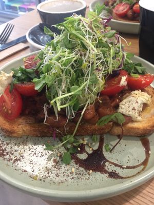 Smokey Baked Beans at Shift Eatery in Surry Hills