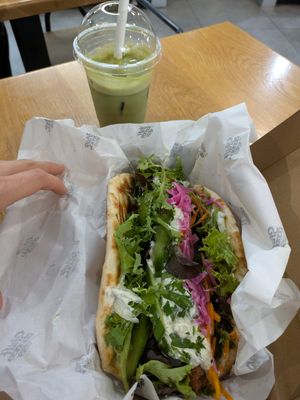 'lamb' wrap at Shift Eatery in Surry Hills