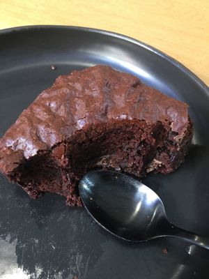 Best brownie  at Shift Eatery in Surry Hills