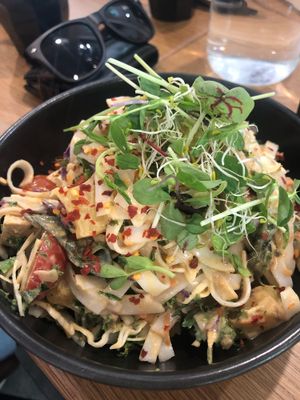 Pad Thai noodle salad at Shift Eatery in Surry Hills