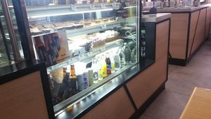 Cake counter - Apple and Walnut slice fantastic. at Shift Eatery in Surry Hills