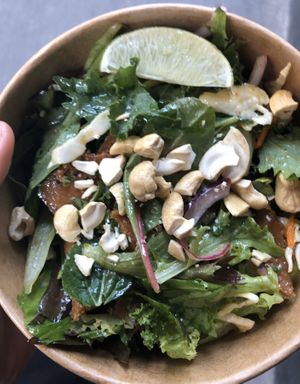 Thai beef salad  at Shift Eatery in Surry Hills