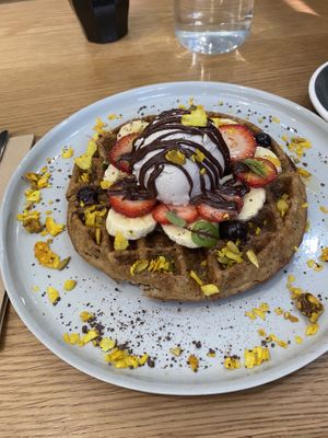 Chai Waffle (no extras) at Shift Eatery in Surry Hills