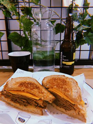 Rubens vegan brother Steve!  at Shift Eatery in Surry Hills