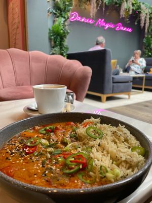 Thai red curry  at The Taproom in St Ives