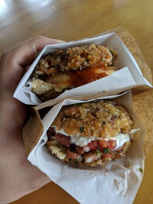 Rice cakes at Brota in Rio De Janeiro