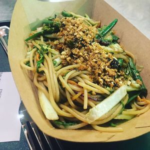 Oriental noodles at Brota in Rio De Janeiro