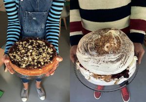 cakes at Big Book Cafe in Warsaw
