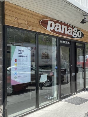 Storefront  at Panago Pizza in Canmore