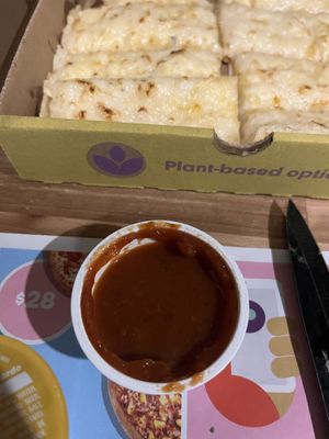 Tomato dip  at Panago Pizza in Canmore