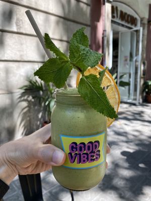 Green mango shake  at Avocado in Barcelona
