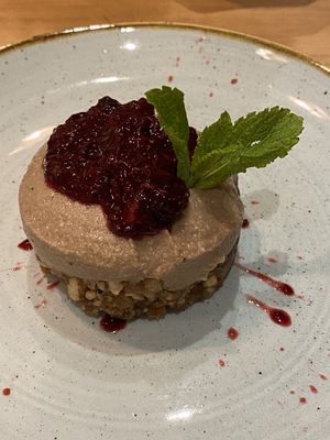Vegan cheesecake! at Avocado in Barcelona