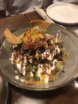 Vegan Nachos  at Avocado in Barcelona