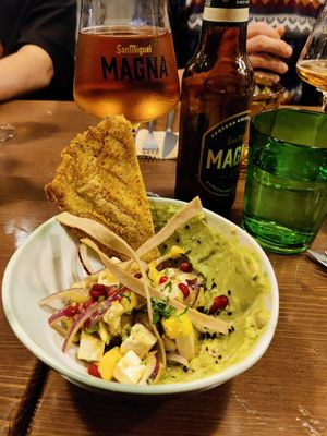 Ceviche (tofu) at Avocado in Barcelona