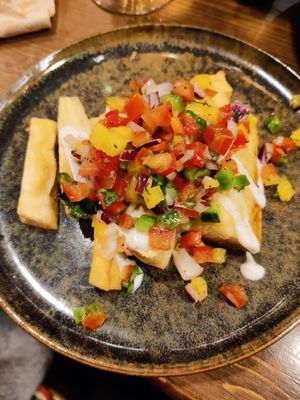 Yuca fries at Avocado in Barcelona