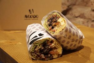 Burritos veganos  at Avocado in Barcelona