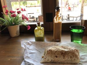 Veg burrito at Avocado in Barcelona