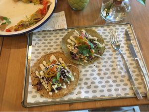 Great vegan tacos! at Avocado in Barcelona