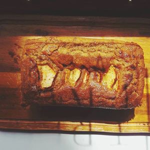 Vegan apple and cinnamon cake at The Wilds in North London