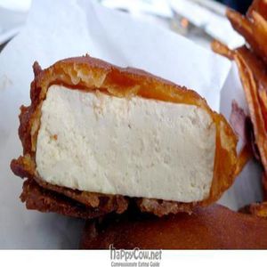 tofu fish and chips close up at Weird Fish in San Francisco