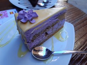 Passion cake at Freedom Cakes Bakery in Madrid