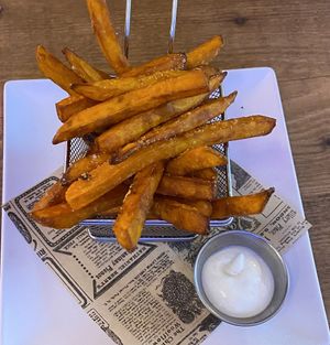 Sweet Potato Fries  at Freedom Cakes Bakery in Madrid